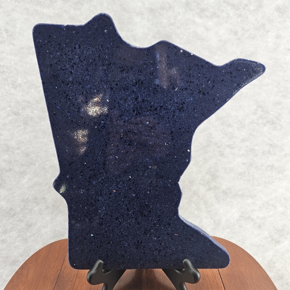 Granite Blue Sparklin Cutting Board Charcuterie Cheese Platter Hot Pad Minnesota